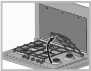 HOTPOINT-ARISTON PKL 752 UIXHA - Nettoyage des éléments de la table de cuisson - 1