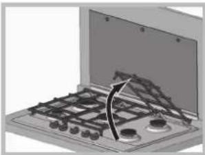 HOTPOINT-ARISTON PKL 752 UIXHA - Limpar a superficie da plac - 1