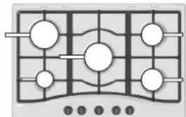 HOTPOINT-ARISTON PKL 752 UIXHA - Praktische Hinweise zum Gebrauch der Brenner - 1