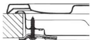 HOTPOINT-ARISTON PKL 752 UIXHA - Esquema para prender os ganchos - 2