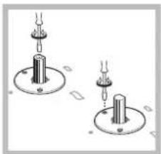 HOTPOINT-ARISTON PKL 752 UIXHA - Substituão dos bicos do queimador de tripla coroa - 3