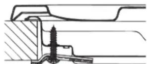 HOTPOINT-ARISTON PKL 752 UIXHA - Schema di fissaggio dei ganci - 2