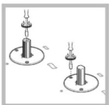 HOTPOINT-ARISTON PKL 752 UIXHA - Sostituzione degli ugelli su bruciatore Tripla corona - 3