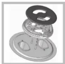 HOTPOINT-ARISTON PKL 752 UIXHA - Remplacement des injecteurs du brûleur triple couronne - 1