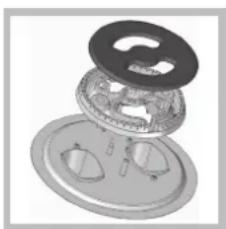 HOTPOINT-ARISTON PKL 752 UIXHA - Cambio de los picos en el quemador Triple corona - 1