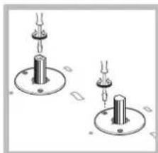 HOTPOINT-ARISTON PKL 752 UIXHA - Vervanging van de spreieers op de brander met Drievoudige vlammenkroon - 3