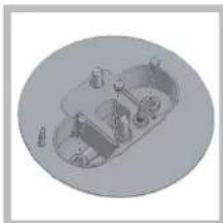 HOTPOINT-ARISTON PKL 752 UIXHA - Het verwangen van de straalpijpjes van de brander met "onafhankelijk dubbele vlamkronen" - 2