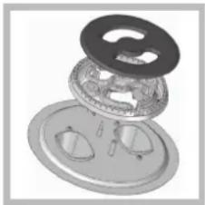 HOTPOINT-ARISTON PKL 752 UIXHA - Austausch der Düsen des Brenner mit Dreifachkrone - 1