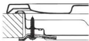 HOTPOINT-ARISTON PKL 752 UIXHA - Hook fastening diagram - 2