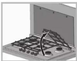 HOTPOINT-ARISTON PKL 752 UIXHA - Cleaning the hob parts - 1