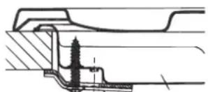 HOTPOINT-ARISTON PKL 752 UIXHA - Schéma de fixation des crochets - 1