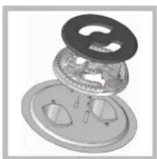 HOTPOINT-ARISTON PKL 752 UIXHA - Sostituzione degli ugelli su bruciatore Tripla corona - 1