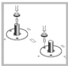 HOTPOINT-ARISTON PKL 752 UIXHA - Cambio de los picos en el quemador Triple corona - 3