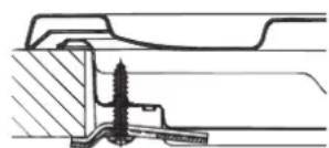 HOTPOINT-ARISTON PKL 752 UIXHA - Esquema de fijación de los ganchos - 2