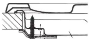 HOTPOINT-ARISTON PKL 752 UIXHA - Schema di fissaggio dei ganci - 1
