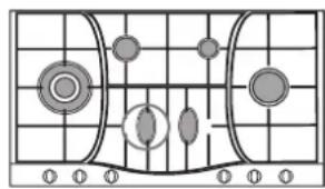 HOTPOINT-ARISTON PHN 962 TSIXHA - Praktische Ratschlage für den Gebrauch der hinteren Semi-Fischbrenner - 5