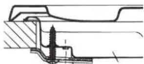 HOTPOINT-ARISTON PHN 962 TSIXHA - Hook fastening diagram - 1