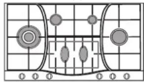 HOTPOINT-ARISTON PHN 962 TSIXHA - Praktische Ratschlage für den Gebrauch der hinteren Semi-Fischbrenner - 3