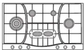 HOTPOINT-ARISTON PHN 962 TSIXHA - Conselhos práticos para a utilização dos queimadores principals "Semi-Peixeira" - 2