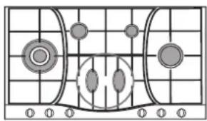 HOTPOINT-ARISTON PHN 962 TSIXHA - Praktische Ratschlage für den Gebrauch der hinteren Semi-Fischbrenner - 4