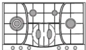 HOTPOINT-ARISTON PHN 962 TSIXHA - Quelques conseils pratiques pour mistréux utiliser les brûleurs centraux "Demi-Poissonnière" - 4