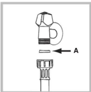 HOTPOINT-ARISTON AVTL 83 (EU) - Raccordement du tuyau d'arrivée de l'eau - 1