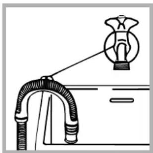 HOTPOINT-ARISTON AVTL 83 (EU) - Collegamento del tubo di scarico - 2