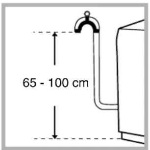 HOTPOINT-ARISTON AVTL 83 (EU) - Connecting the water inlet hose - 2