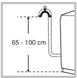HOTPOINT-ARISTON AVTL 83 (EU) - Conexión del tubo de descarga - 1