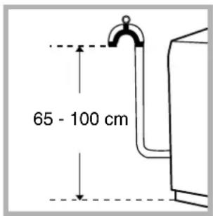 HOTPOINT-ARISTON AVTL 83 (EU) - Collegamento del tubo di scarico - 1