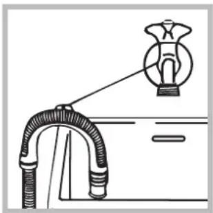 HOTPOINT-ARISTON AVTXF 149 (EU) - Raccordement du tuyau de vidange - 2