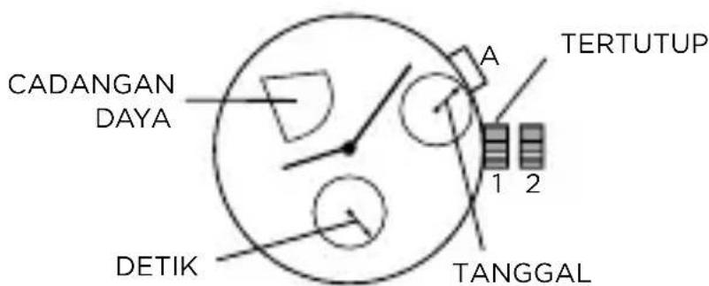 Armani AR11176 - CADANGAN DAYA / TANGGAL - 1