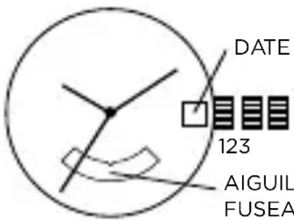 Armani AR11167 - Réglage de l'heure/du calendrier - 1