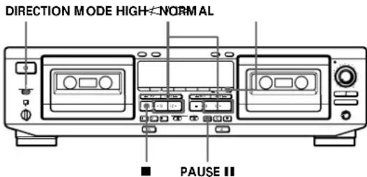 SONY TCWE725 - Copied'une cassette - 1