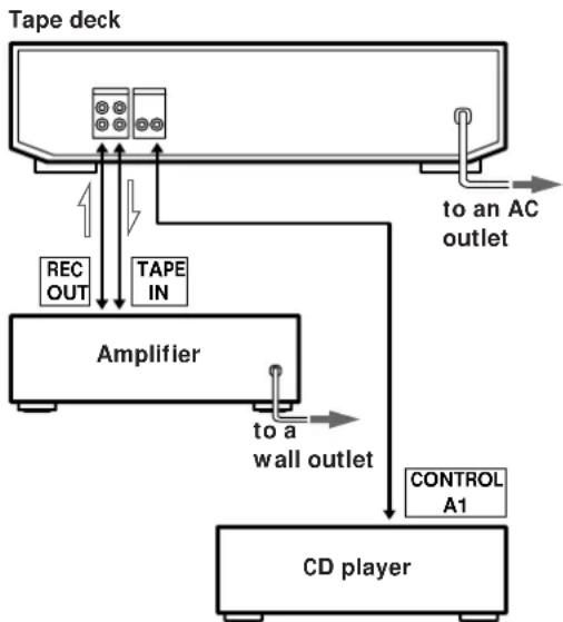 SONY TCWE725 - Hooking Up the System - 1