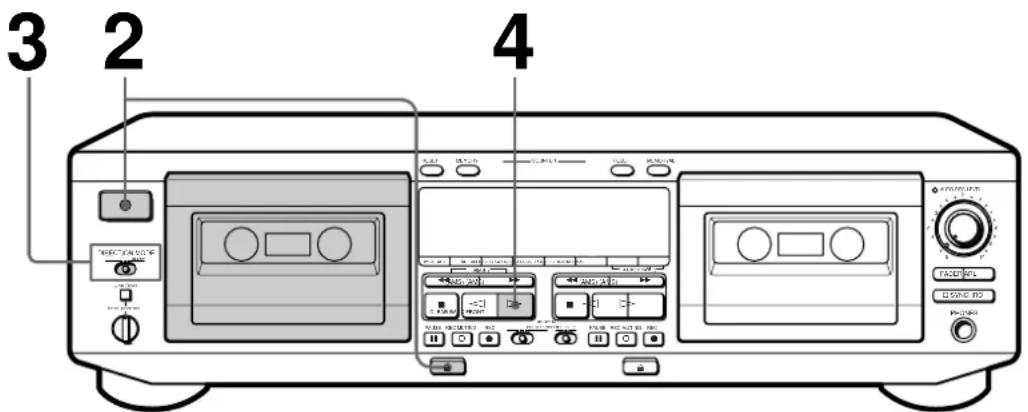 SONY TCWE725 - Leitura de cassetes - 1