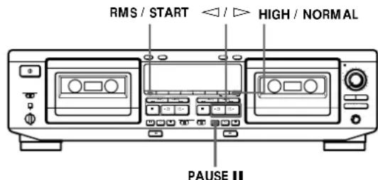 SONY TCWE725 - Enregistrement d'un programme (Copie RMS) - 1