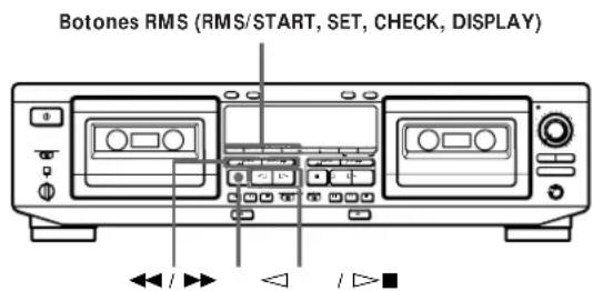 SONY TCWE725 - Creación de su propio programa [Reproducción con el sensor automatico de canções (RMS)] - 1