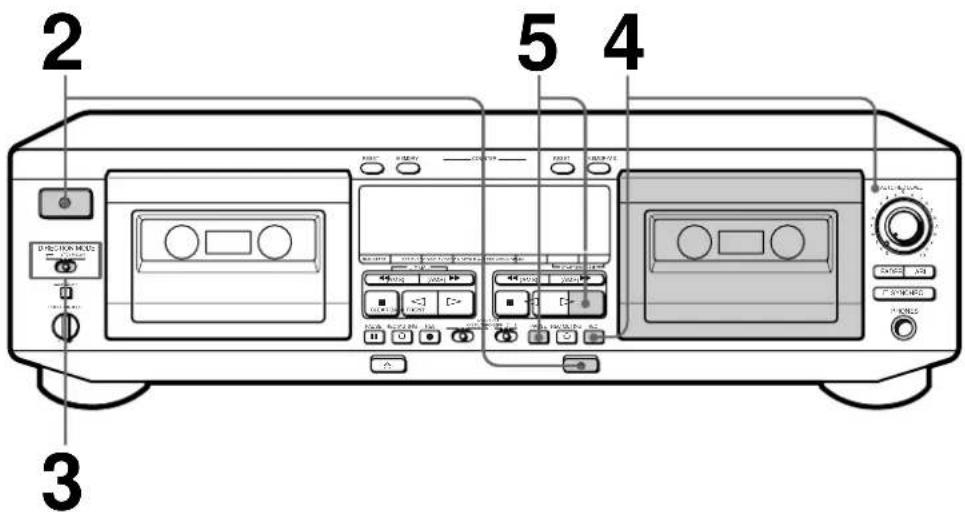 SONY TCWE725 - Recording on a Tape - 1