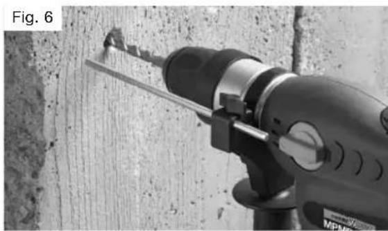 Meister Craft MPMB 1100 - Working with the hammer drill (Fig. 3) - 1