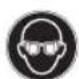 Meister Craft BSB 1050 E - Safety symbols - 1