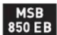 Meister Craft MSB 850 EB - Sicherheitskennzeichnung - 1