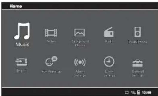SONY ICFCL70 - Using the Home menu - 1