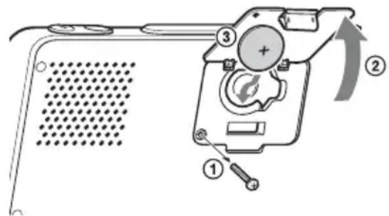 SONY ICFCL70 - Replacing the battery - 1