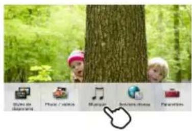 SONY DPFWA700 - Écoute de musique ou de la Radio Internet (DPF-WA700 uniquement) - 1