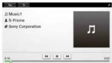 SONY DPFWA700 - Écoute de musique ou de la Radio Internet (DPF-WA700 uniquement) - 5