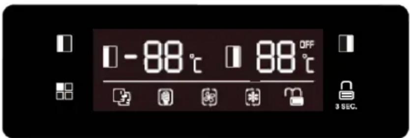PROLINE PSBS90IX - Panneau de commande et écran - 1