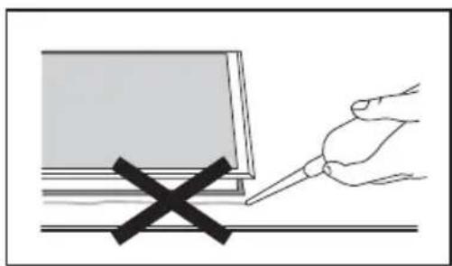 PROLINE PGH4IX - Fing the hob into the worktop - 3