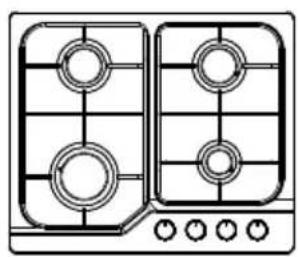 PROLINE PGH4IX - Fing the hob into the worktop - 1