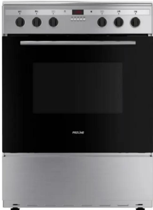 PROLINE P601IMCWHT - Cuisinière électrique autoportante Freestanding Electric Cooker Vrijstaand elektrisch fornuis - 1